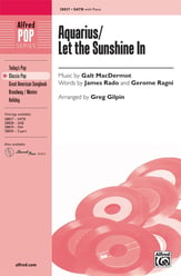 Aquarius/Let the Sunshine In SATB choral sheet music cover